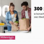 Nawet 300 zł w promocji karty kredytowej Mastercard Impresja w Millennium Banku – bony do sklepów Biedronka