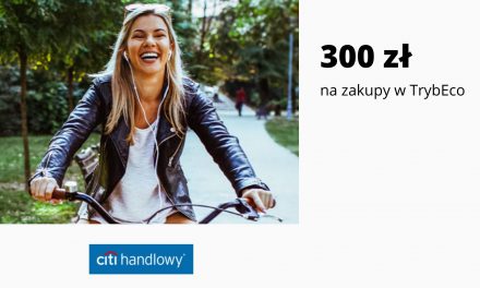 300 zł na zakup roweru lub skuteru marki TrybEco w promocji CitiKonta – bardzo mała pula nagród